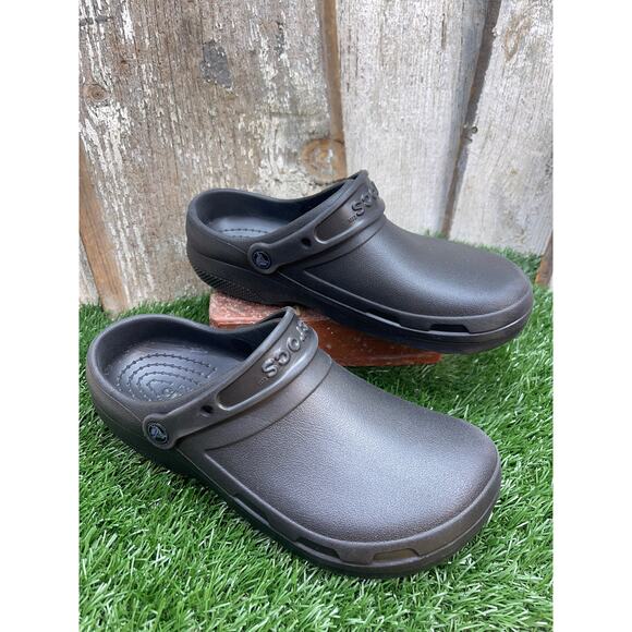 CROCS Specialist II Black Work Clogs Men's 9 - Picture 3 of 9